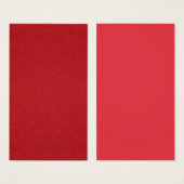 Custom Tomato Red Double-Sided Profile Card (Front & Back)