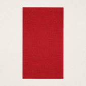 Custom Tomato Red Double-Sided Profile Card (Front)