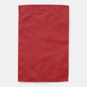 Custom Tomato Red Dual-Tone Garden Flag