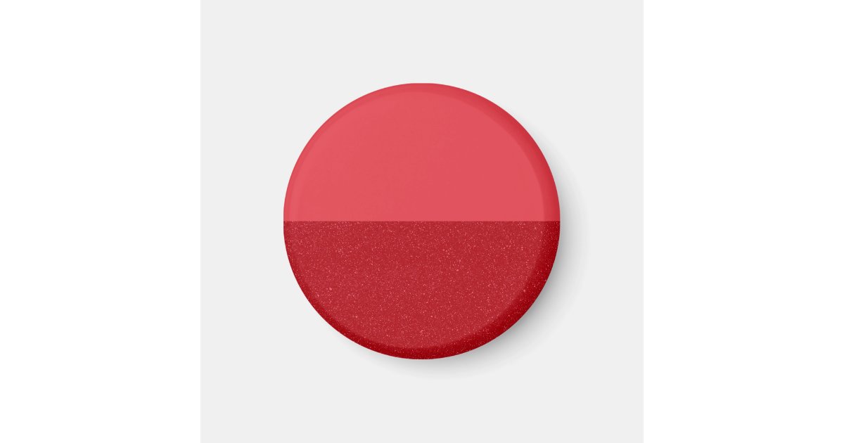 Matte Red Magnets Custom Tomato Red Magnet – Split Matte + Texture | Zazzle