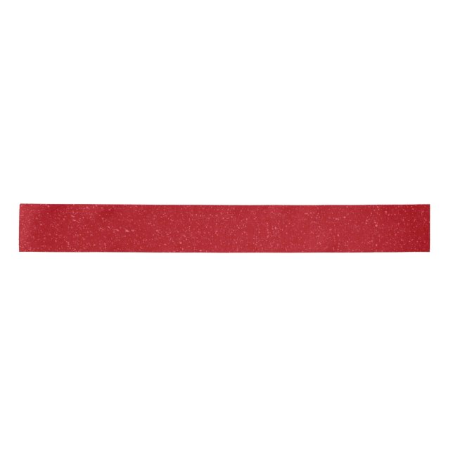 Custom Tomato Red Noise Effect Ribbon (Front)