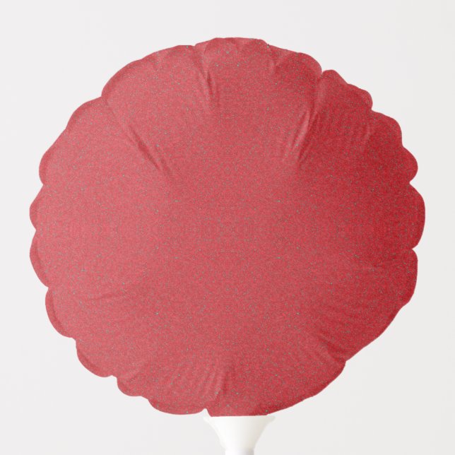 Custom Tomato Red Noise Round Balloon (Front)