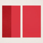 Custom Tomato Red Profile Card – Dual Texture (Front & Back)