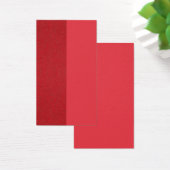 Custom Tomato Red Profile Card – Dual Texture (Desk)