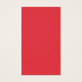Custom Tomato Red Profile Card – Dual Texture (Back)