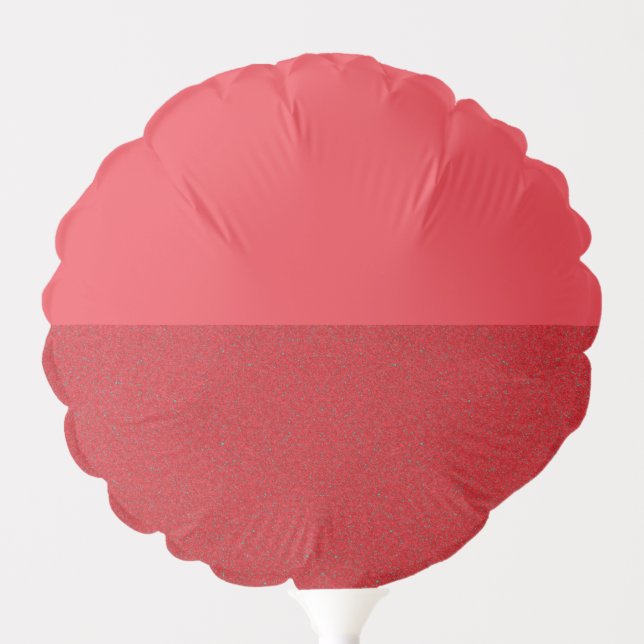 Custom Tomato Red Split Foil Balloon (Front)