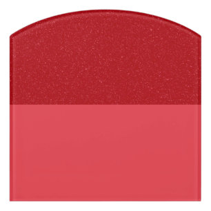 Custom Tomato Red Split Texture Acrylic Sign
