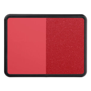 Custom Tomato Red Split Trailer Hitch Cover 2"