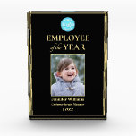 Custom Top Performers Winners Employee Photo Logo Acrylic Award<br><div class="desc">Create your own custom, personalized, beautiful, elegant, professional, high quality, black and faux gold, business corporate office / sports / team, top performers / winners / achievers performance recognition employee appreciation, photo name logo acrylic block award. To personalize, enter the name of the employee / staff / executive, their designation,...</div>
