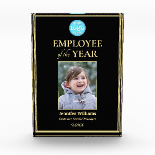Custom Top Performers Winners Employee Photo Logo Acrylic Award