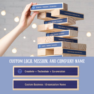 Custom Topple Tower Game for Corporate or School