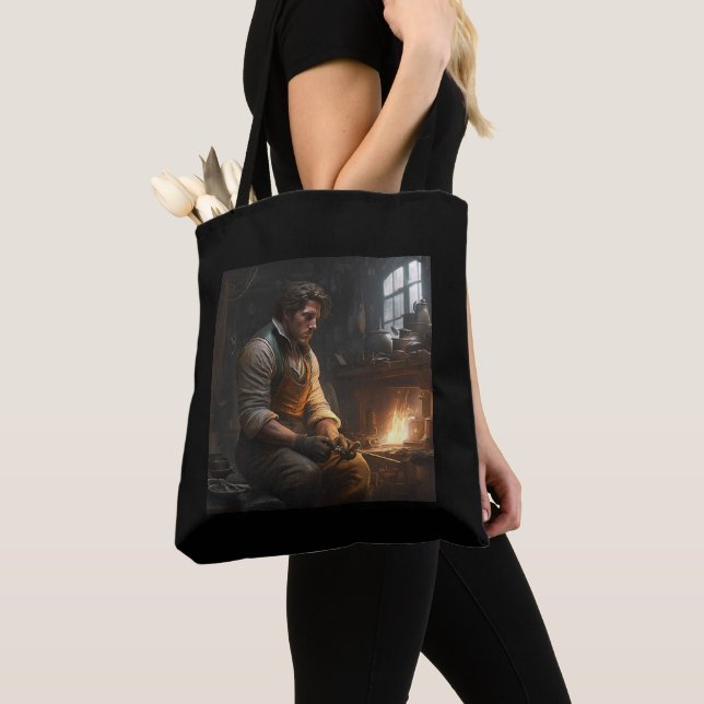 Custom Tote Bags for men (Close Up)