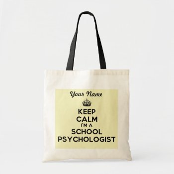 Custom Tote For A School Psychologist by schoolpsychdesigns at Zazzle