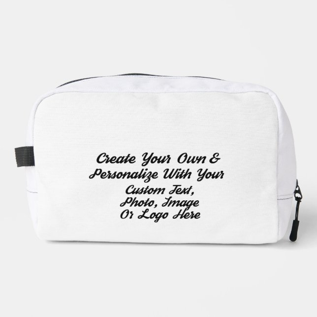 Custom Tote Travel Bag - Personalized Cosmetic Bag (Front)