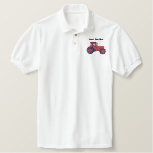 Custom Tractor Embroidered Shirt