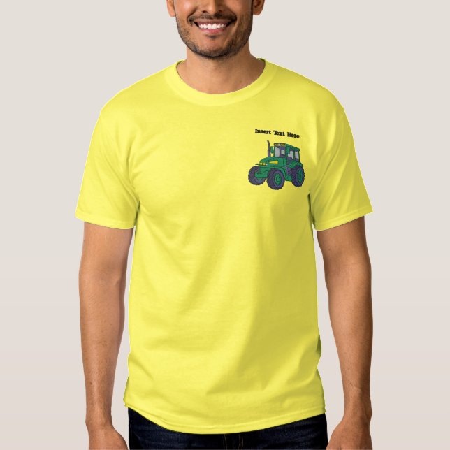 Custom Tractor Embroidered Shirt (Front)