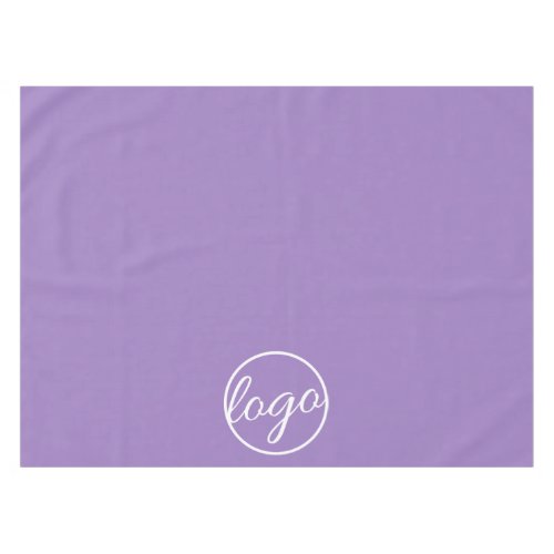 Custom Trade Show Business Logo Lilac Purple Tablecloth