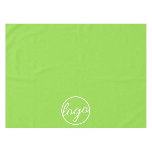 Custom Trade Show Business Logo Neon Green Tablecloth