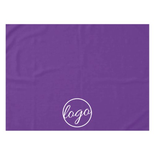 Custom Trade Show Business Logo Royal Purple Tablecloth