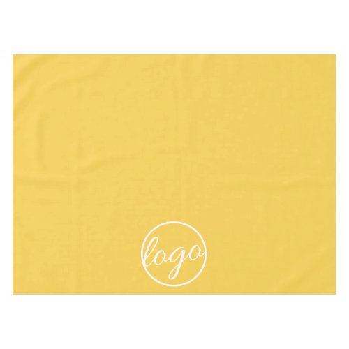 Custom Trade Show Business Logo Yellow Tablecloth