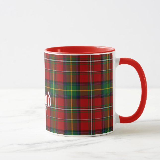 Custom Traditional Boyd Tartan Plaid Mug (Right)