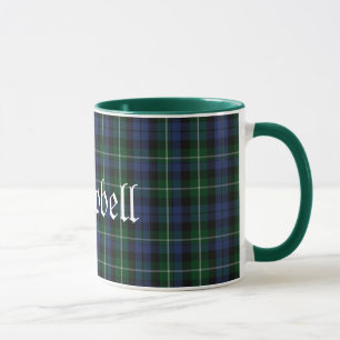 Custom Traditional Campbell Tartan Plaid Mug