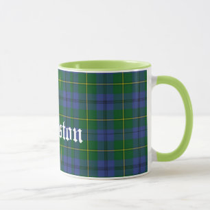 Custom Traditional Johnston Tartan Plaid Mug
