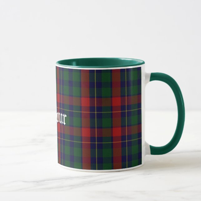 Custom Traditional Kilgour Tartan Plaid Mug (Right)