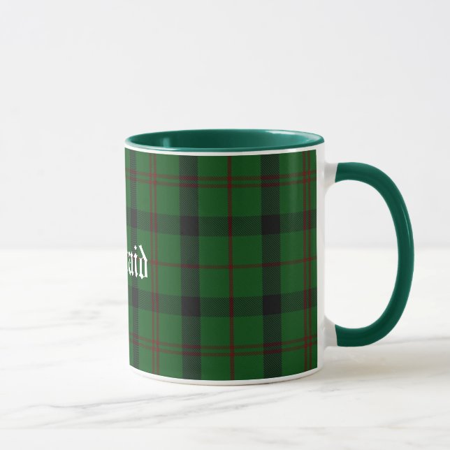 Custom Traditional Kincaid Tartan Plaid Mug (Right)