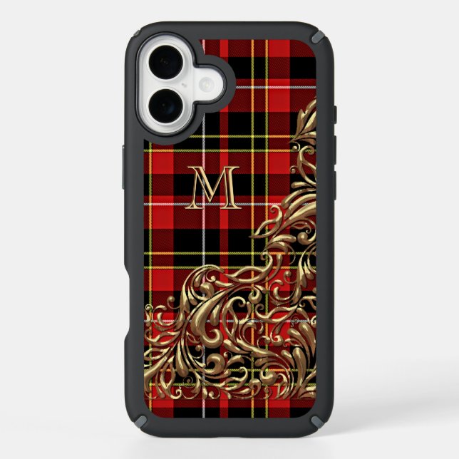 Custom Traditional Scottish Tartan Checks Pattern Speck iPhone Case (Front)