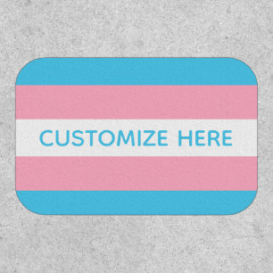 Custom Transgender Pride Flag Patch
