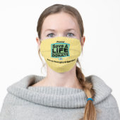 Custom Transplant Organ Donor Awareness Mask (Worn)