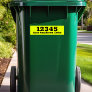 Custom Trash Can Label Decal Garbage Bin Sticker