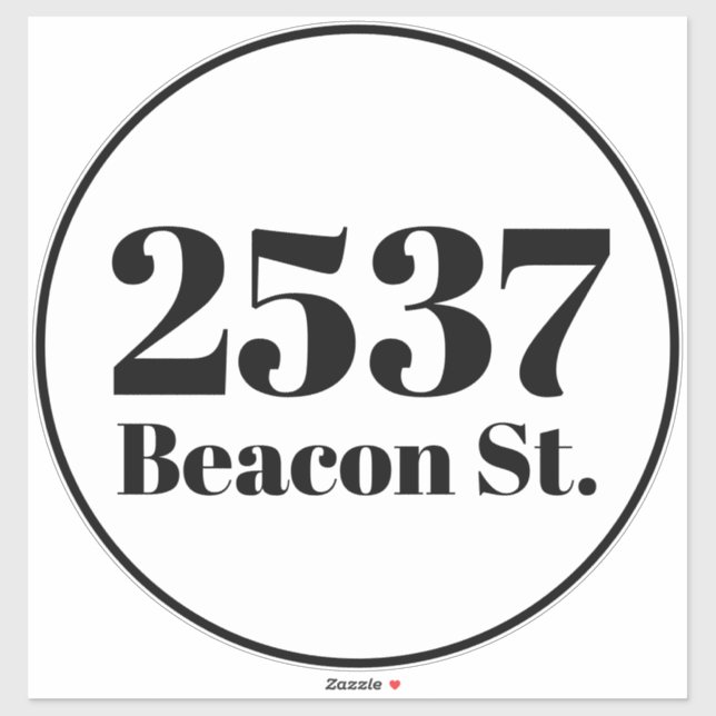 Custom trash garbage recycling bin Address number Sticker (Sheet)