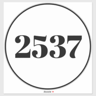 Custom trash recycling can street number Address Sticker