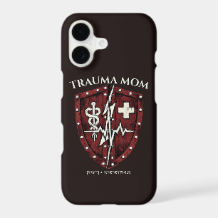 Custom Trauma Nurse Mom Tactical iPhone 17 Case