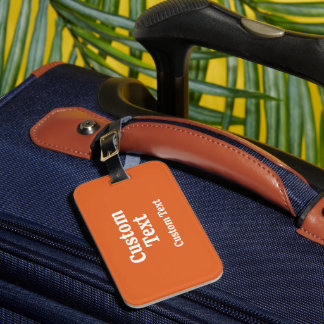 Custom Travel ID Luggage Tag