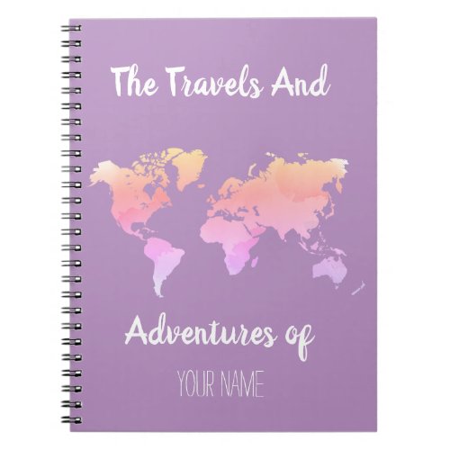 Custom Travel_Inspired Notebook