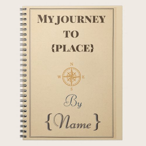 Custom Travel Journal – My Journey Custom Travel Journal – My Journey