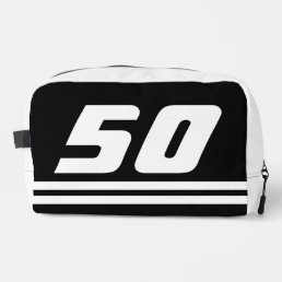 Custom travel toiletry bag for men&#39;s 50th Birthday