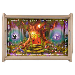 Custom tray Magic Fairy Tree serving tray