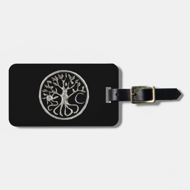 Custom Tree Of Life Luggage Tag (Front Horizontal)