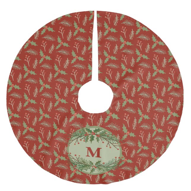 Custom Tree Skirt, Brushed Polyester Brushed Polyester Tree Skirt (Front)