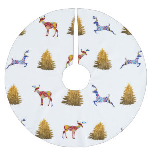 Custom Tree Skirt Colorful Christmas Mood