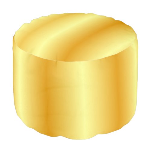 Custom Trendy Gold Look Elegant Modern Template Pouf
