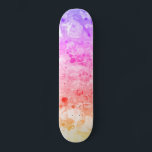 Custom Trendy Pink Blue Purple Green Modern Skateboard<br><div class="desc">Custom Trendy Pink Blue Purple Green Modern Colorful Abstract Art Blank Template Skateboard.</div>