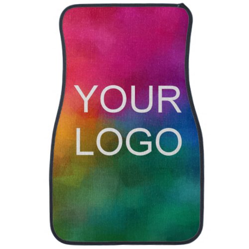 Custom Trendy Template Your Business Logo Here Car Floor Mat