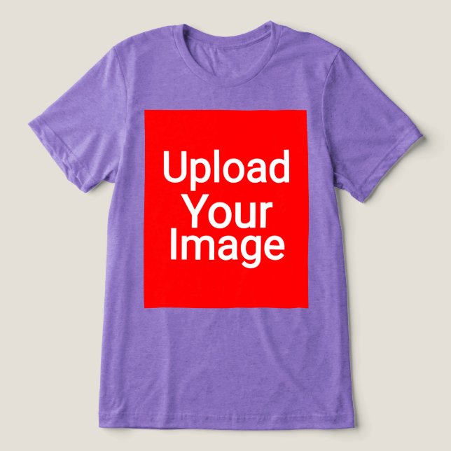 Custom  Tri-Blend shirt (Design Front)