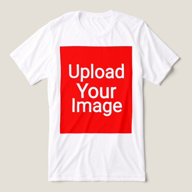 Custom  Tri-Blend shirt (Design Front)