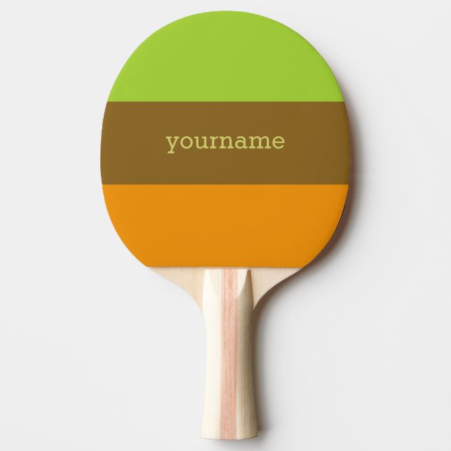 Custom Tri-Color ping pong paddle (Front)